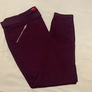 Maroon plus size JLO pants